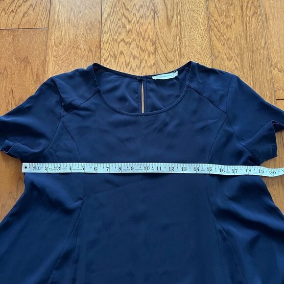 Lush Navy Chiffon Swing Dress - Picture 8 of 9